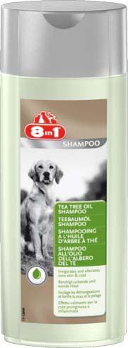 8in1 Şampon Tea Tree Oil pentru inflamaţii şi mâncărimi ale pielii 250ml - Maxi-Pet.ro