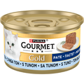 PURINA® GOURMET® GOLD, cu Ton, pate, hrană umedă pentru pisici, 85 g