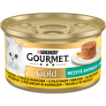 PURINA® GOURMET® GOLD Rețetă Rafinată, cu Pui și Morcovi, hrană umedă pentru pisici, 85 g