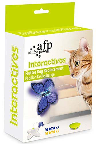 ALL FOR PAWS Interactive Rezervă cu 6 fluturi pt jucărie pentru pisici Fluture - Maxi-Pet.ro