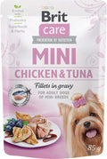 BRIT CARE Dog Mini Plic, File de pui şi ton, în sos 85g