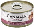 CANAGAN Conservă pentru pisici, cu Ton şi Somon 75g
