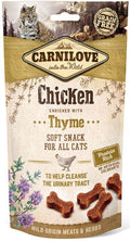 CARNILOVE Semi Moist Recompense pentru pisici, cu Pui şi Cimbru 50g