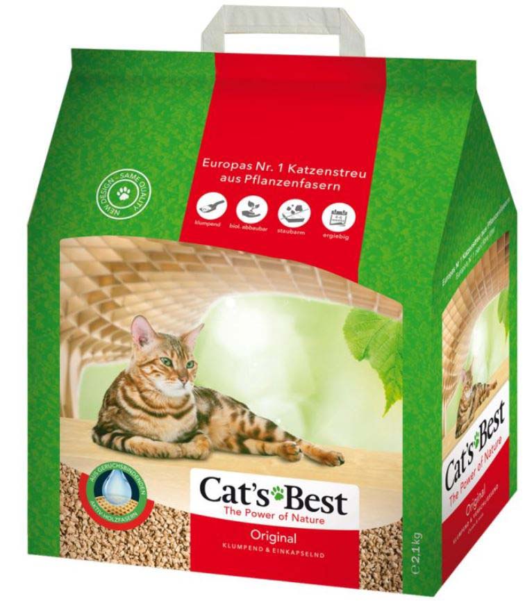 CAT'S BEST The Power of Nature Original Aşternut vegetal pentru pisici - Maxi-Pet.ro