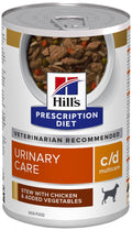 HILL's PD CANINE C/D Conservă cu Pui şi Legume, tocăniţă 354 g