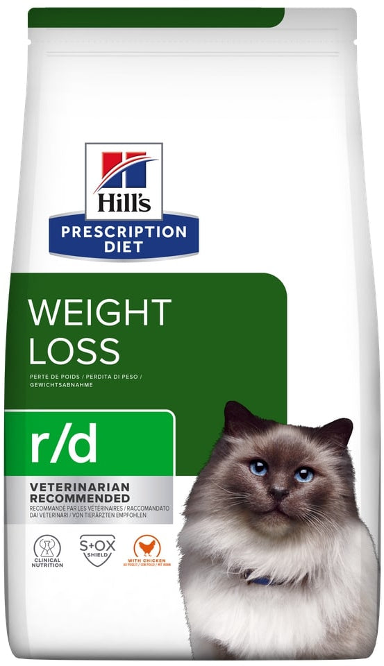 HILL's PD FELINE R/D Hrana uscata pentru pisici supraponderale 1,5kg