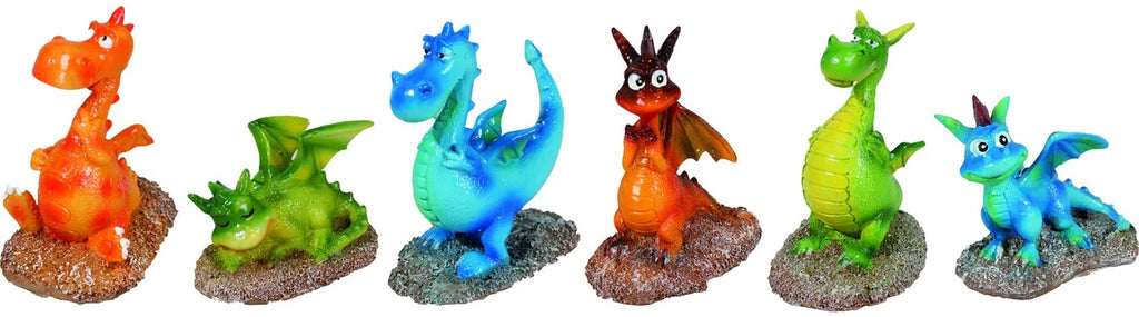 FLAMINGO Decor pentru acvariu, Dragon, diverse culori - Maxi-Pet.ro