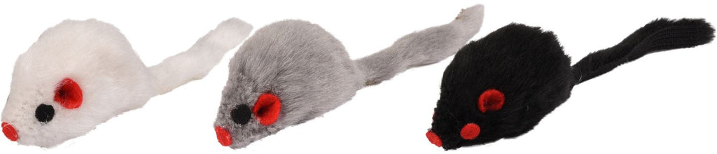 FLAMINGO Jucărie pentru pisici Şoricel din pluş 5cm, diverse culori - Maxi-Pet.ro