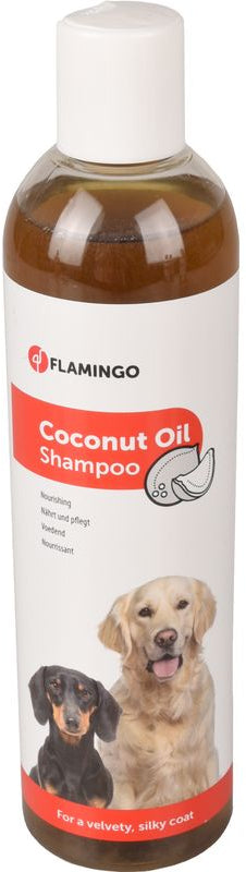 FLAMINGO Şampon cu Ulei din Nuca de Cocos, pentru blana catifelata