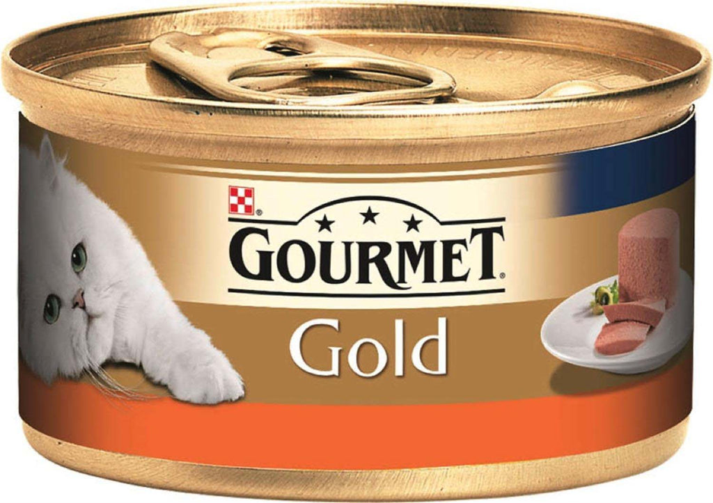 GOURMET Gold Mousse conserva pentru pisici, cu Curcan 85g
