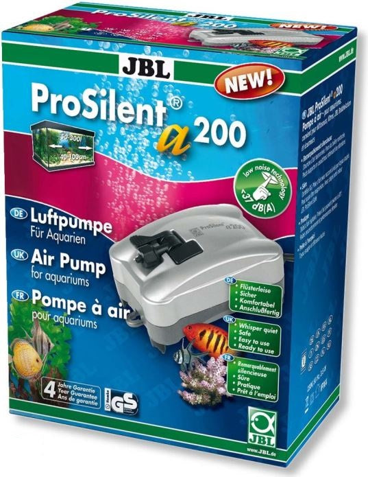 JBL ProSilent a200 - Pompa de aer pentru acvariu, 200 l/h