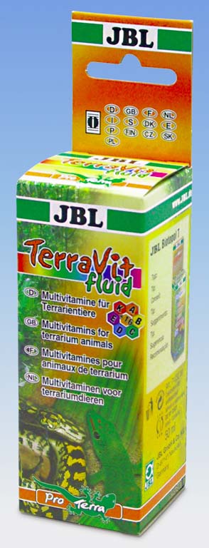JBL TerraVit Fluid - Supliment nutritiv cu multivitamine sub formă lichidă 50ml - Maxi-Pet.ro