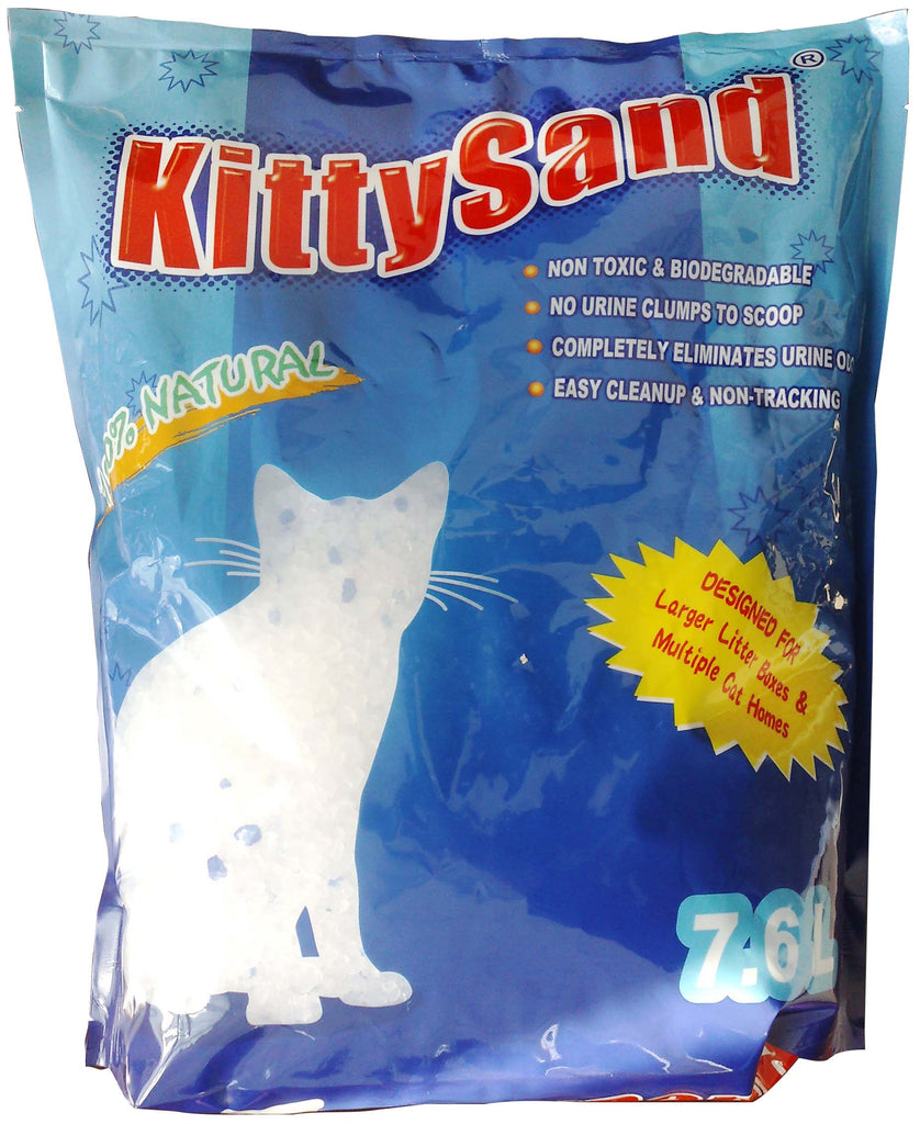 KITTY SAND Nisip silicat pentru pisici, absorbant - Maxi-Pet.ro