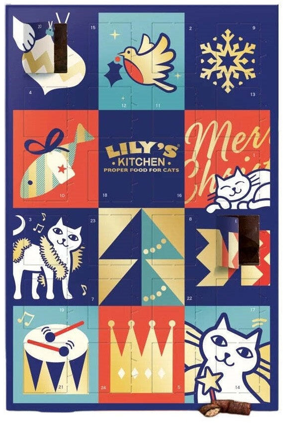 LILY'S KITCHEN Calendar Advent de Crăciun - recompensă pentru pisici 42g - Maxi-Pet.ro