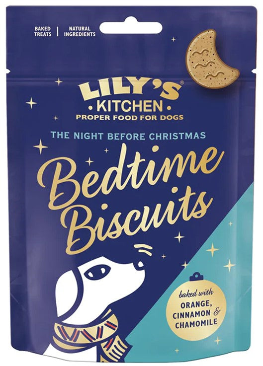 LILY'S KITCHEN Christmas Bedtime Biscuiţi pentru câini, ediţie Crăciun 80 g - Maxi-Pet.ro
