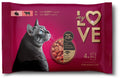 MY LOVE Multipack Hrană umedă pentru pisici, cu Iepure şi Vită 4x85g