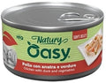 OASY Natury Conservă pentru câini, cu Pui, Raţă şi Legume, în jeleu 150g