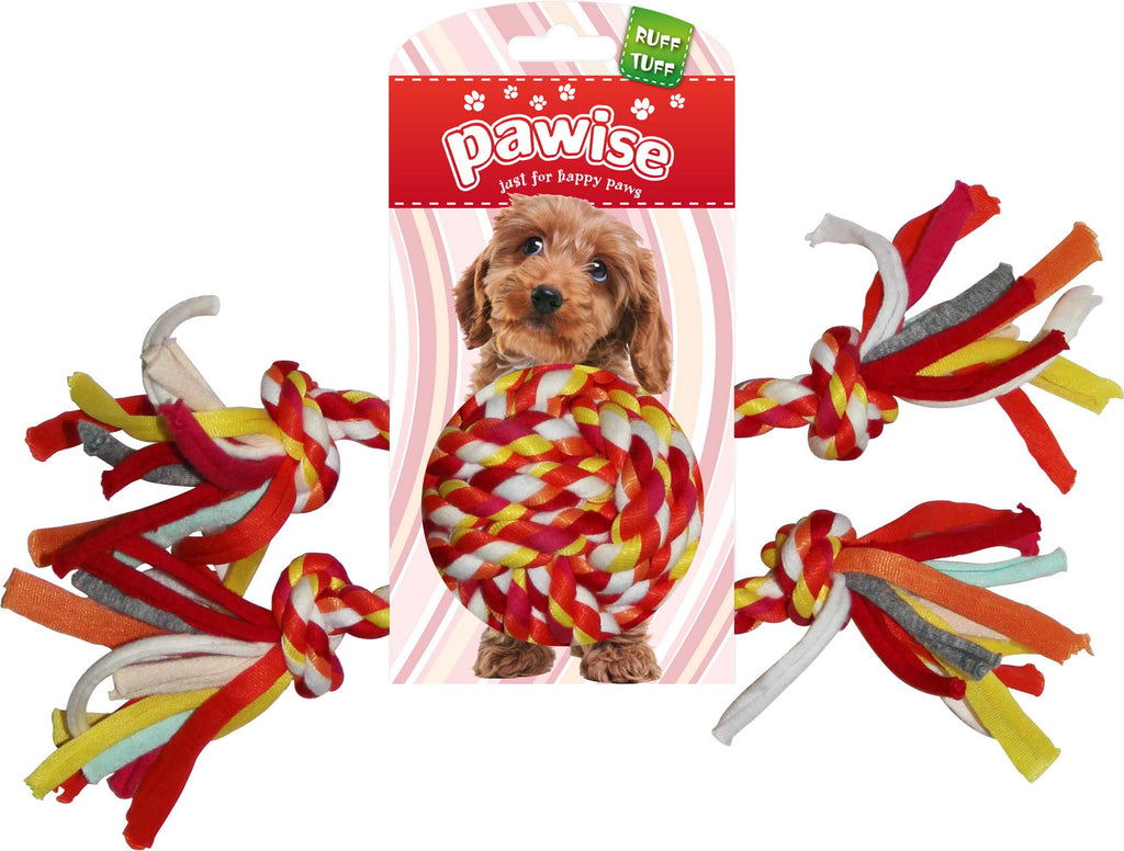 PAWISE Jucărie pentru câini Minge împletită din sfoară - Maxi-Pet.ro