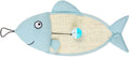 PAWISE Suport pentru ascuţit ghearele, Fish, 42x20x6cm