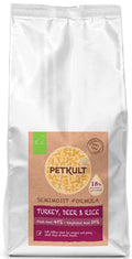 PETKULT Hrană semiumedă pentru câini Curcan, Căprioară şi Orez 1,5kg