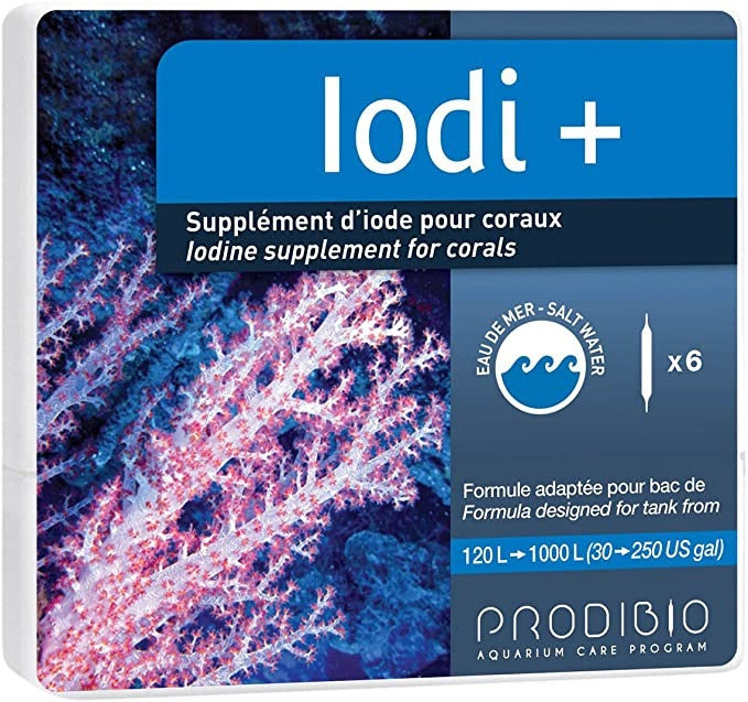 PRODIBIO Iodi  Supliment de Iod pentru dezvoltarea coralilor + 6 fiole - Maxi-Pet.ro