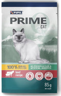 PUPIL PRIME Plic, Hrană umedă pentru pisici, cu Vită şi Miel 85g