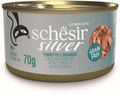 SCHESIR SILVER Conservă pentru pisici, SENIOR, cu Ton şi Macrou 70g