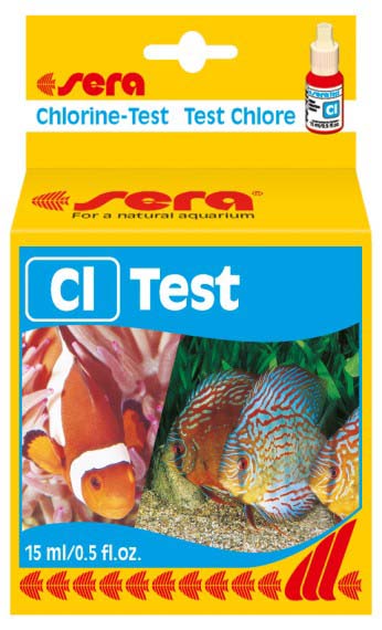 SERA Cl Test pentru măsurarea cantităţii de clor din apă 15ml - Maxi-Pet.ro