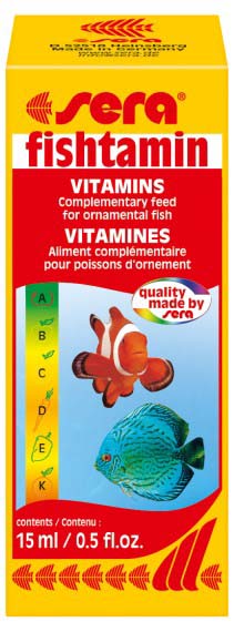 SERA Fishtamin Vitamine pentru peşti de acvariu 15ml - Maxi-Pet.ro