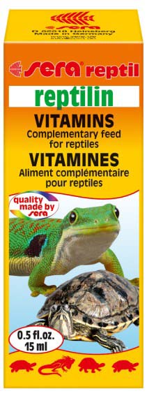 SERA REPTILIN Vitamine pentru ţestoase şi alte reptile 15ml - Maxi-Pet.ro