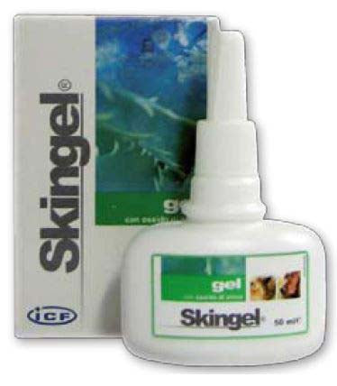 SKINGEL (ICF) Gel cu oxid de zinc, produs dermatologic pt câini şi pisici, 50ml - Maxi-Pet.ro