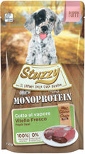 STUZZY Plic monoproteic hrană umedă pentru PUPPY, cu Viţel, FĂRĂ GLUTEN 150g