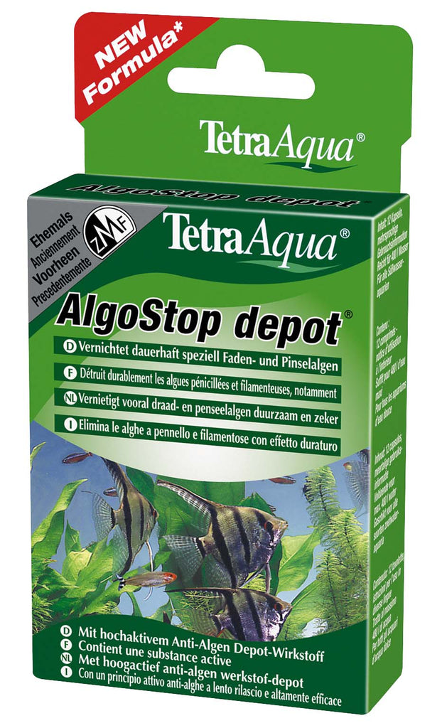 TETRA Aqua AlgoStop Depot Tratament împotriva formării algelor 12 tablete - Maxi-Pet.ro