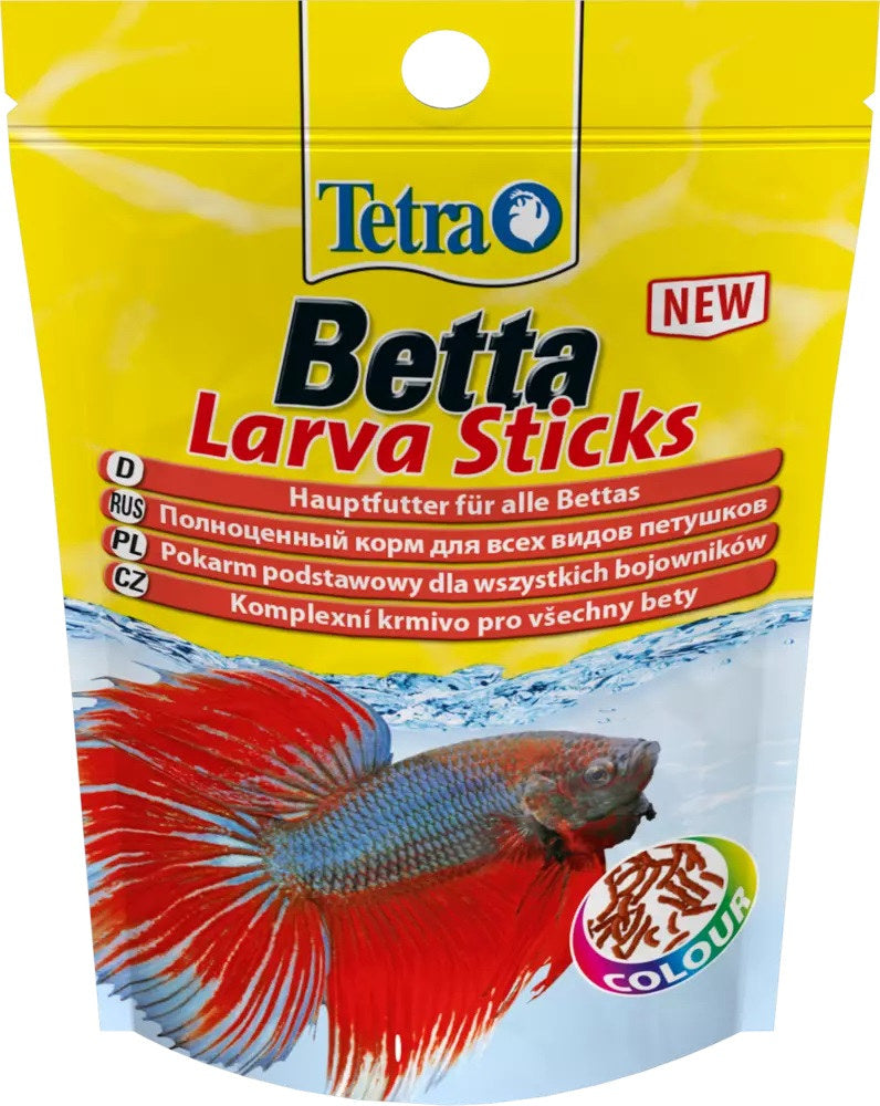 TETRA Betta LarvaSticks Plic hrană sub formă de sticks pentru peşti Betta 5g - Maxi-Pet.ro
