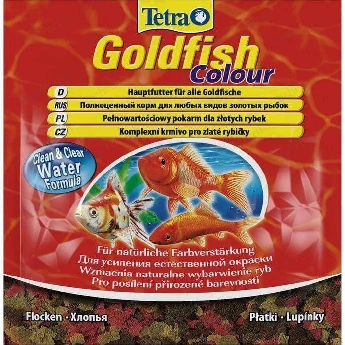 TETRA Goldfish Colour Plic hrană sub formă de fulgi pentru caraşi 12g - Maxi-Pet.ro