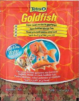TETRA Goldfish Flakes Plic hrană pentru peşti 12g - Maxi-Pet.ro