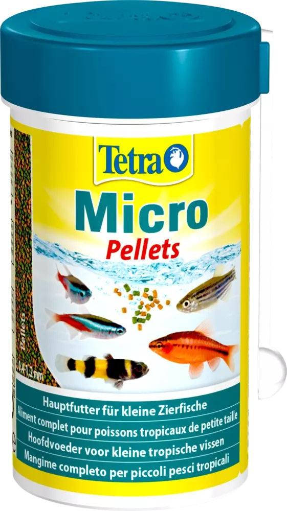 TETRA Micro Pellets Hrană sub formă de pelete pt. peştii ornamentali mici 100ml - Maxi-Pet.ro