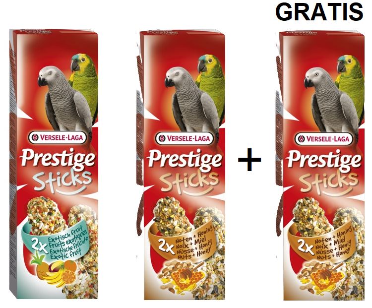 VERSELE-LAGA Baton papagalii, fructe Exotice+Nuci 280g+Baton Nuci 140g GRATIS - Maxi-Pet.ro
