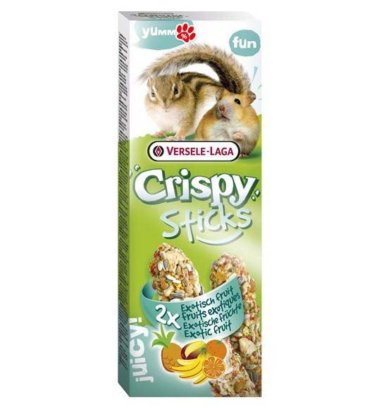 VERSELE-LAGA Crispy Sticks pt hamsteri şi veveriţe Fructe Exotice, 2bucăţi, 110g - Maxi-Pet.ro