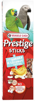 VERSELE-LAGA Prestige Baton pentru papagali mari, Banane si Cocos 2 bucăţi 140g