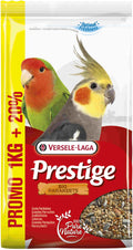 VERSELE-LAGA Prestige Big Parakeets Hrană pentru păsări medii 1kg+200g GRATIS