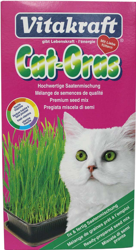 VITAKRAFT Iarbă pentru Pisică, tavă şi seminţe 120g - Maxi-Pet.ro