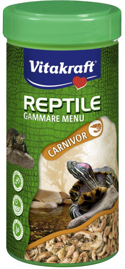 VITAKRAFT Reptile Gammare Carnivor, Hrană pentru broaşte ţestoase 1l - Maxi-Pet.ro