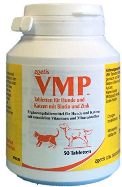 VMP (Pfizer) Supliment nutriţional cu vitamine, minerale, proteine, 50 tablete - Maxi-Pet.ro