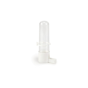 Adapator alb cu inel de prindere 4x14.5 cm - Animax