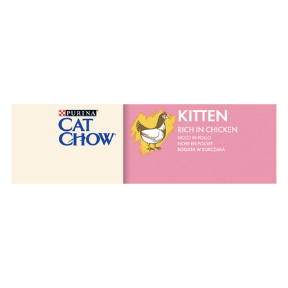 CAT CHOW Hrană uscată KITTEN pentru pisicuţe şi pisici gestante, cu Pui