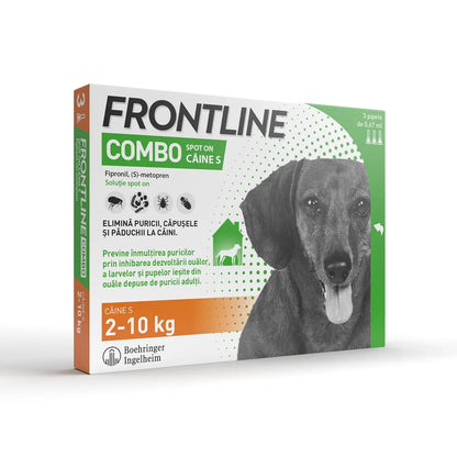 FRONTLINE Combo, Fiole pentru câini, 3 pipete