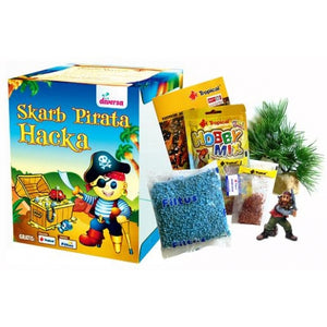 Diversa acvariu din sticla Junior Pirat, 20x20x25cm, 10L