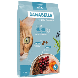 SANABELLE Hrană uscată pentru pisicuțe, cu pui, 8kg
