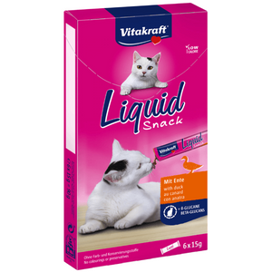 VITAKRAFT Snack lichid pentru pisici cu pui, 6x15g